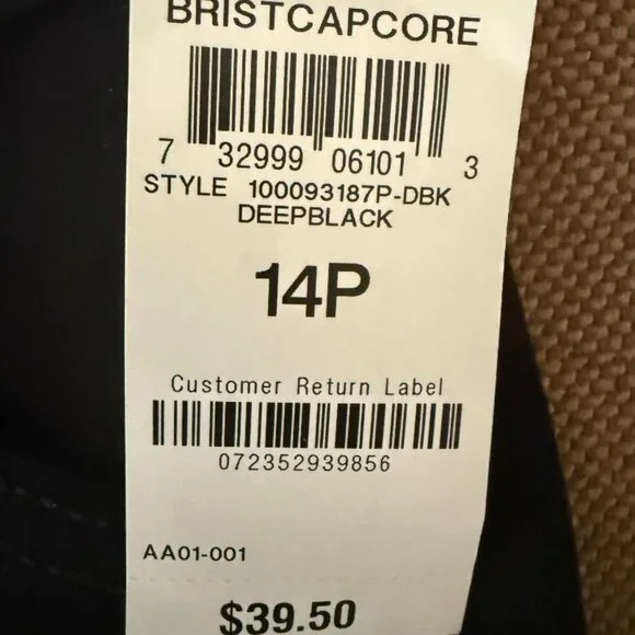 14P Charter Club black pants - Picture 3 of 4